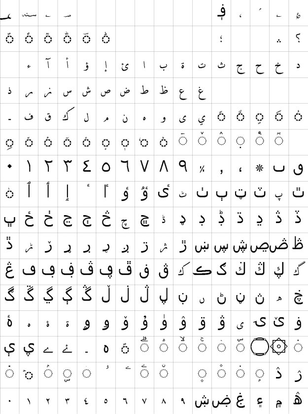 AlQalam Fakhar Naveed Urdu Font