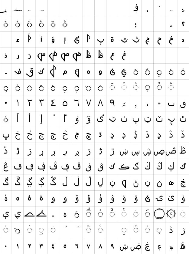 AlQalam Ishtiaq Urdu Font