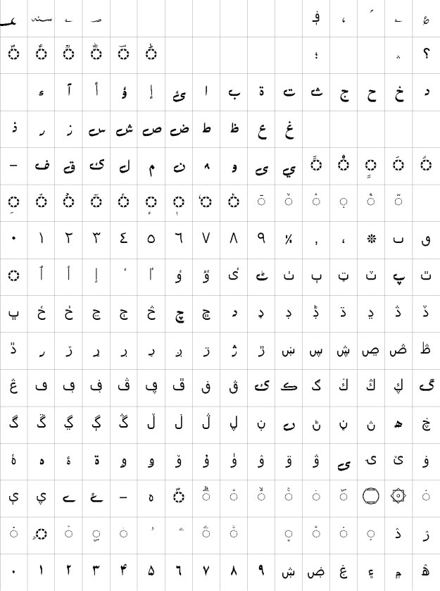 AlFars 23 Ahmed Urdu Font