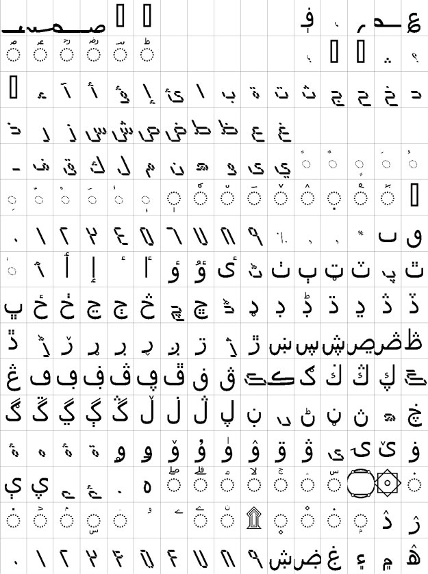 Led Italic Font Urdu Font