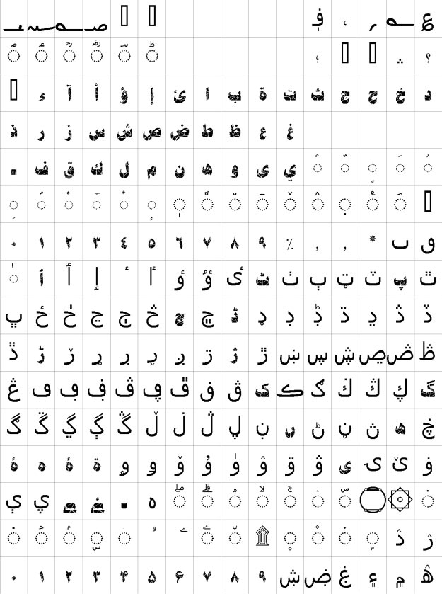 PT Bold Broken Urdu Font