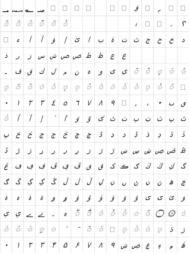 Times New Roman Italic Urdu Font