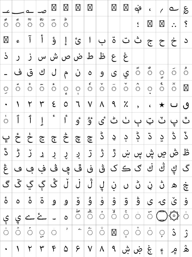 Adobe Arabic Regular Urdu Font