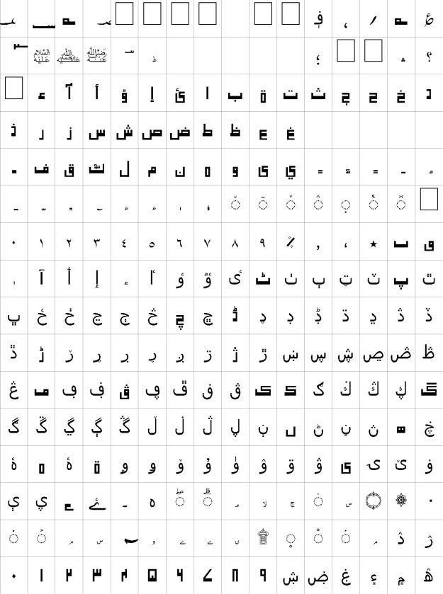 Jaben Unicode Urdu Font