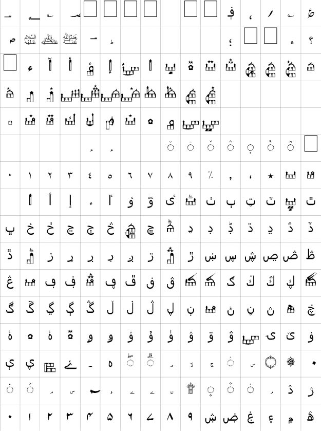 Masjid Unicode Urdu Font