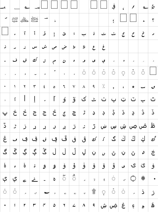 Rouqa Unicode Urdu Font