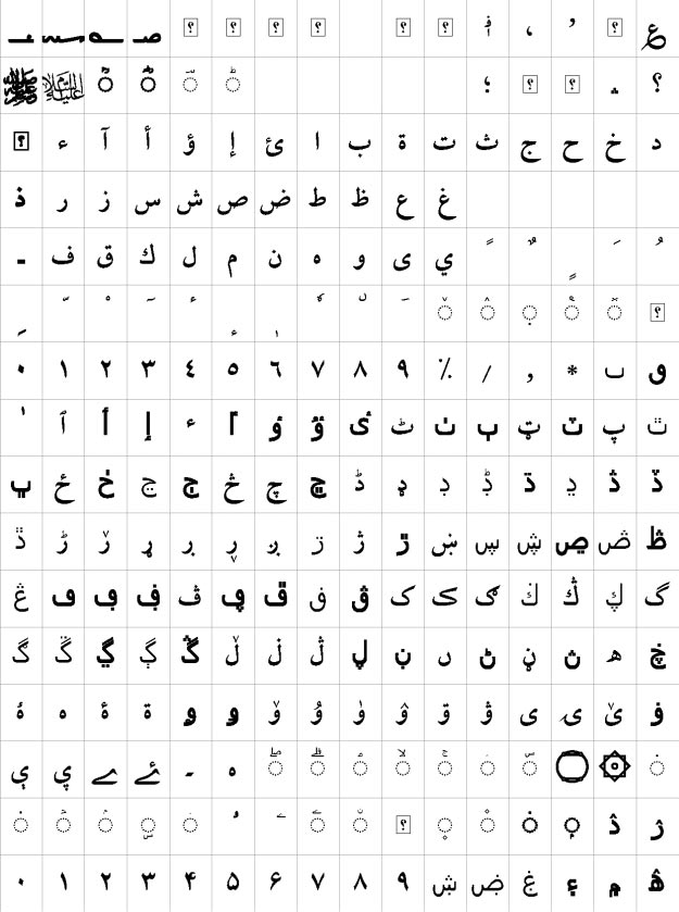 XB Niloofar Bold Urdu Font