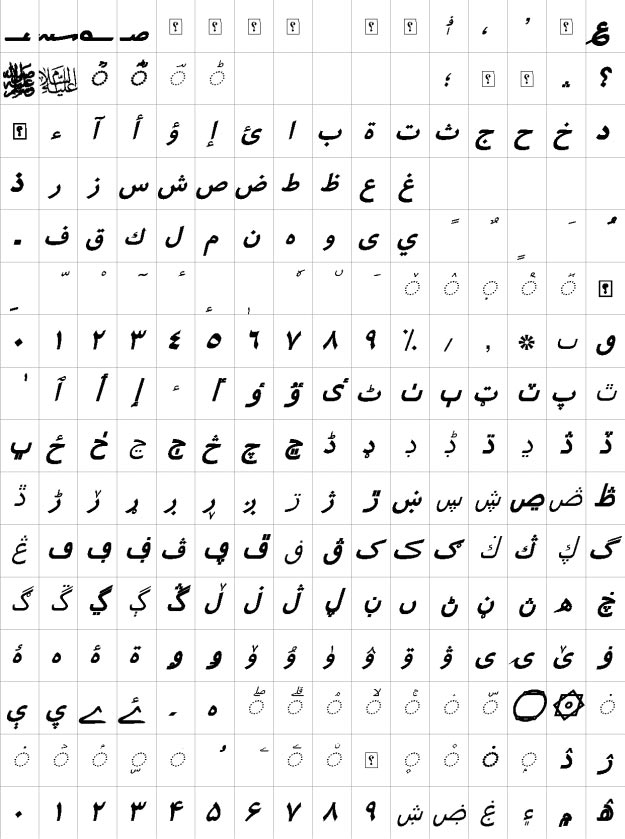 XB Roya Bold Italic Urdu Font