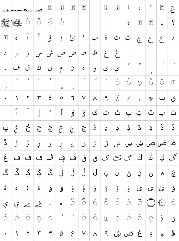 XB Shiraz Urdu Font