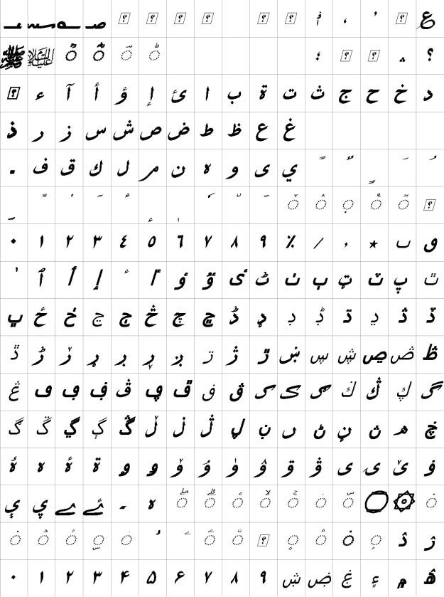 XB Sols Bold Italic Urdu Font