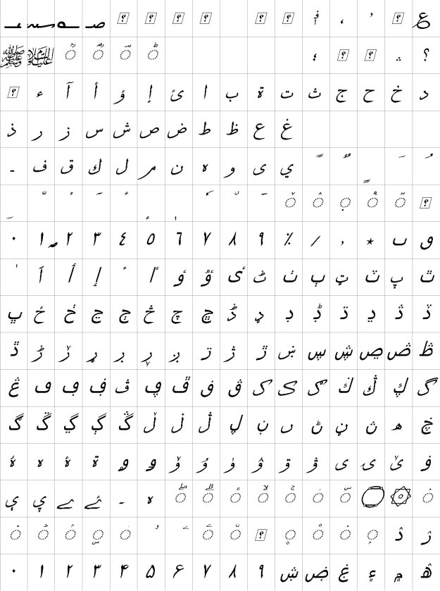 XB Sols Italic Urdu Font