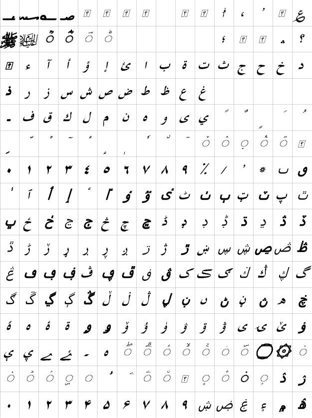 XB Tabriz Bold Italic Urdu Font