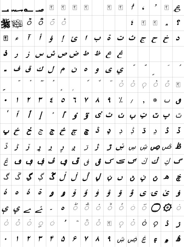 XB Zar Bold Italic Urdu Font